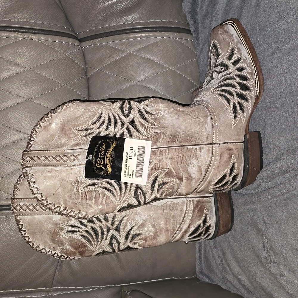 JB Dillon handstitched NWT Cowgirl boots $399 retail